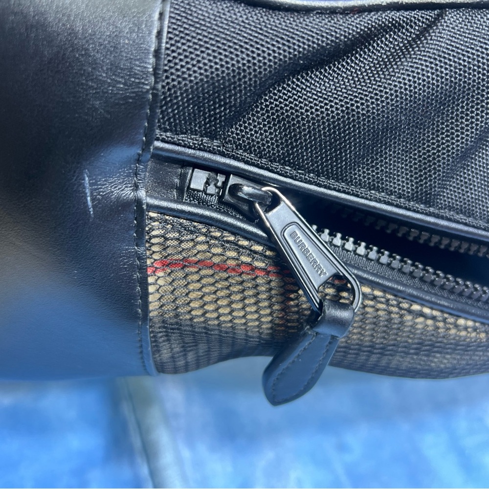 Burberry Checkered Black Backpack - image 6